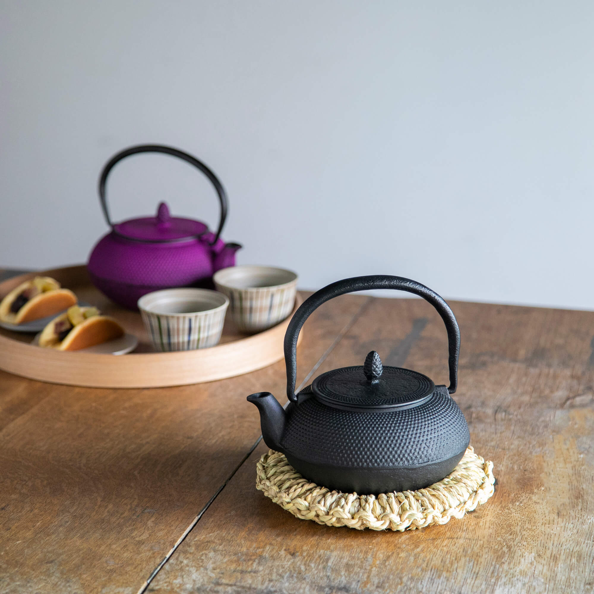 南部鉄器 鉄瓶 アラレ 0.6L/1.0L/1.8L 黒 ｜のレン神楽坂【公式通販