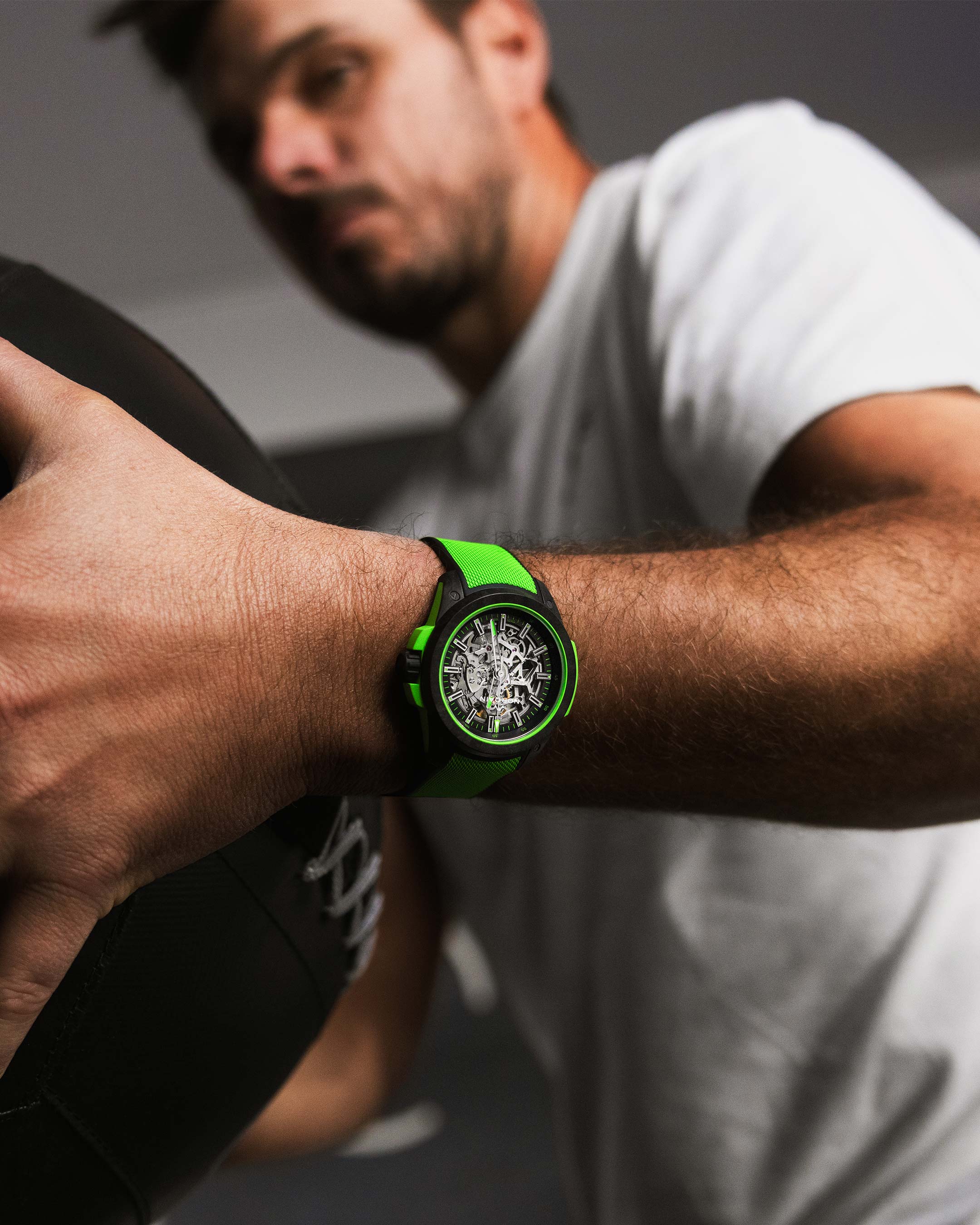 Wild ONE Skeleton 42mm Gecko | NORQAIN Swiss Made Watches - NORQAIN