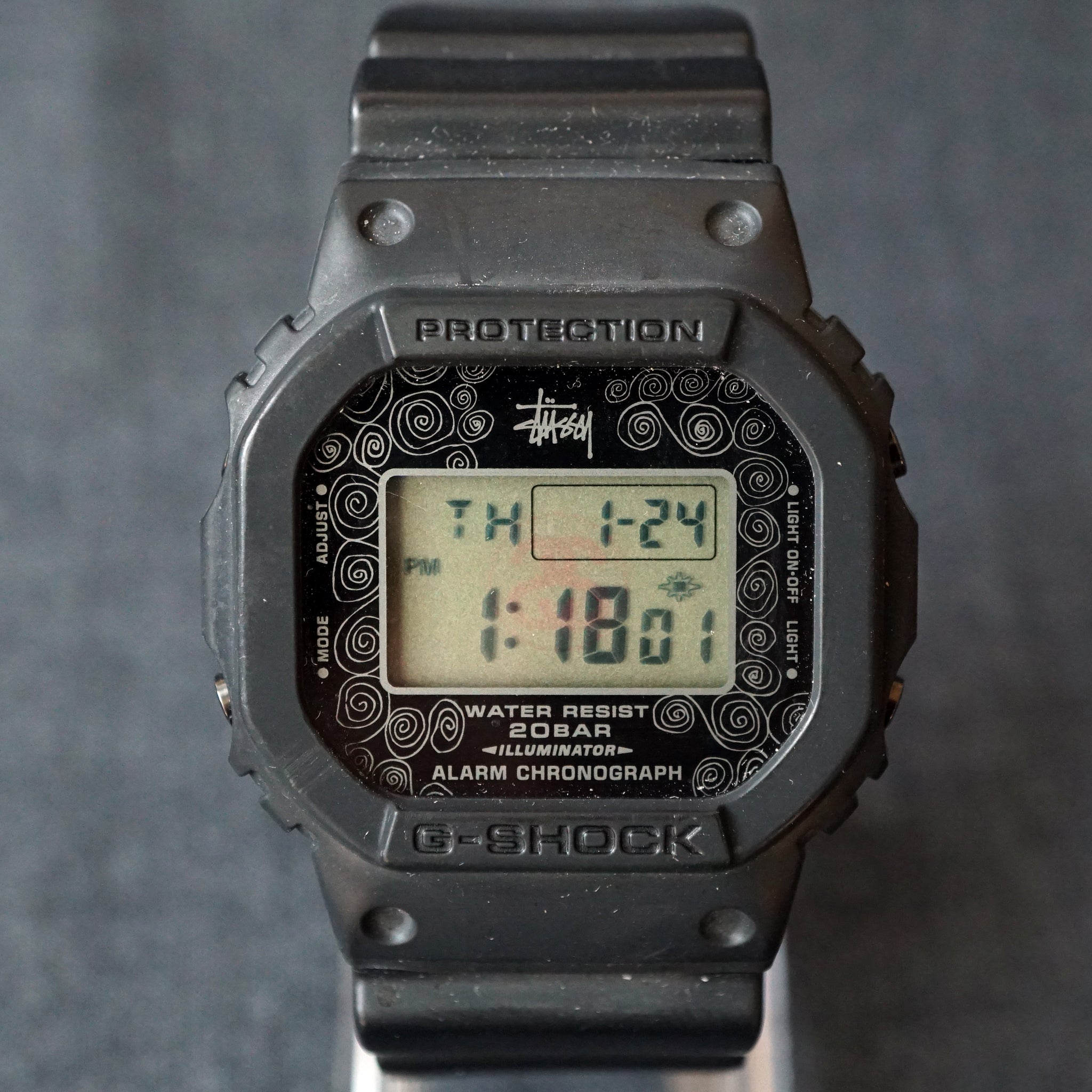 2008 CASIO G-SHOCK DW-5000ST-1JR STUSSY 25TH ANNIVERSARY EDITION