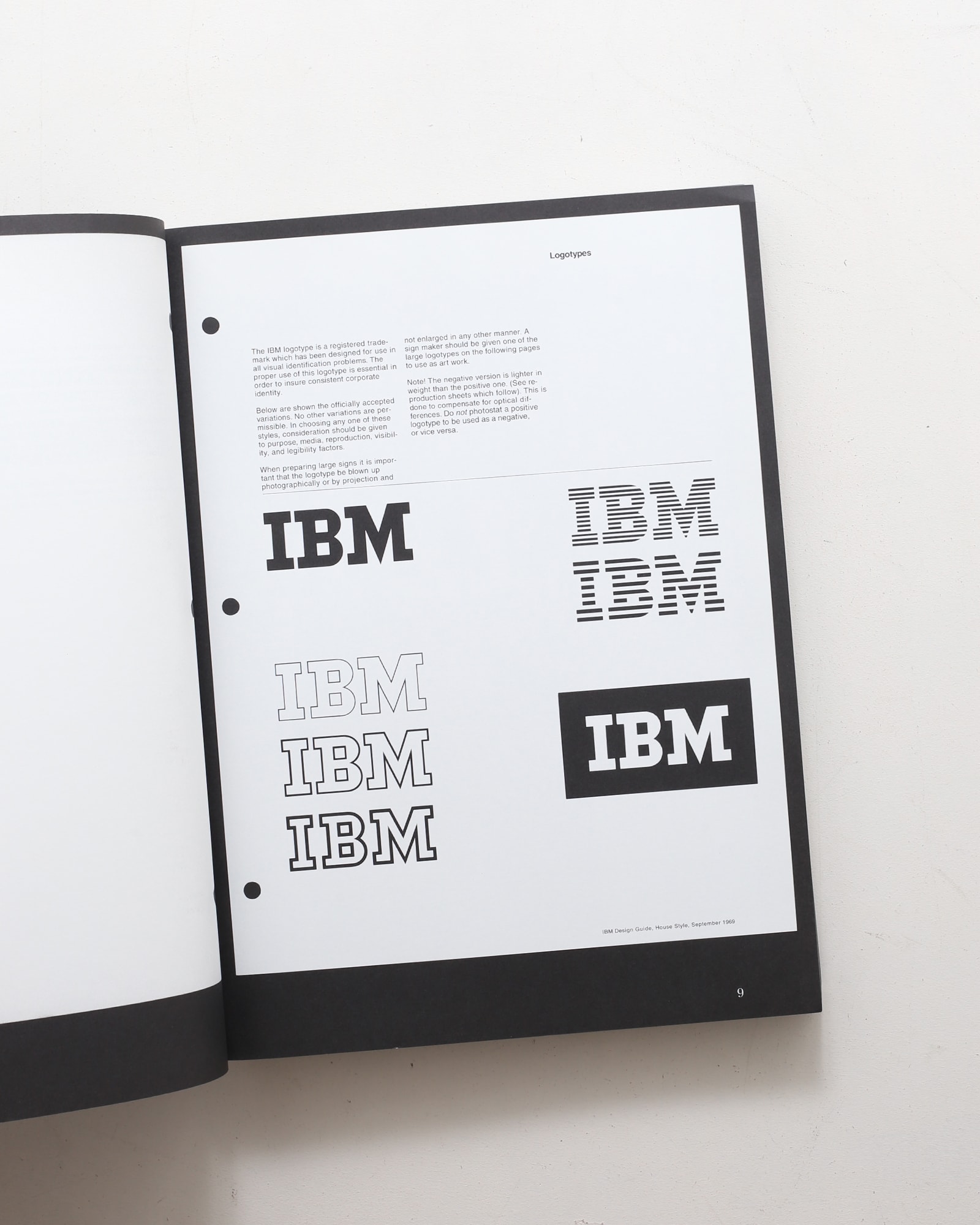 IBM: Graphic Design Guide from 1969 to 1987 | Paul Rand ポール