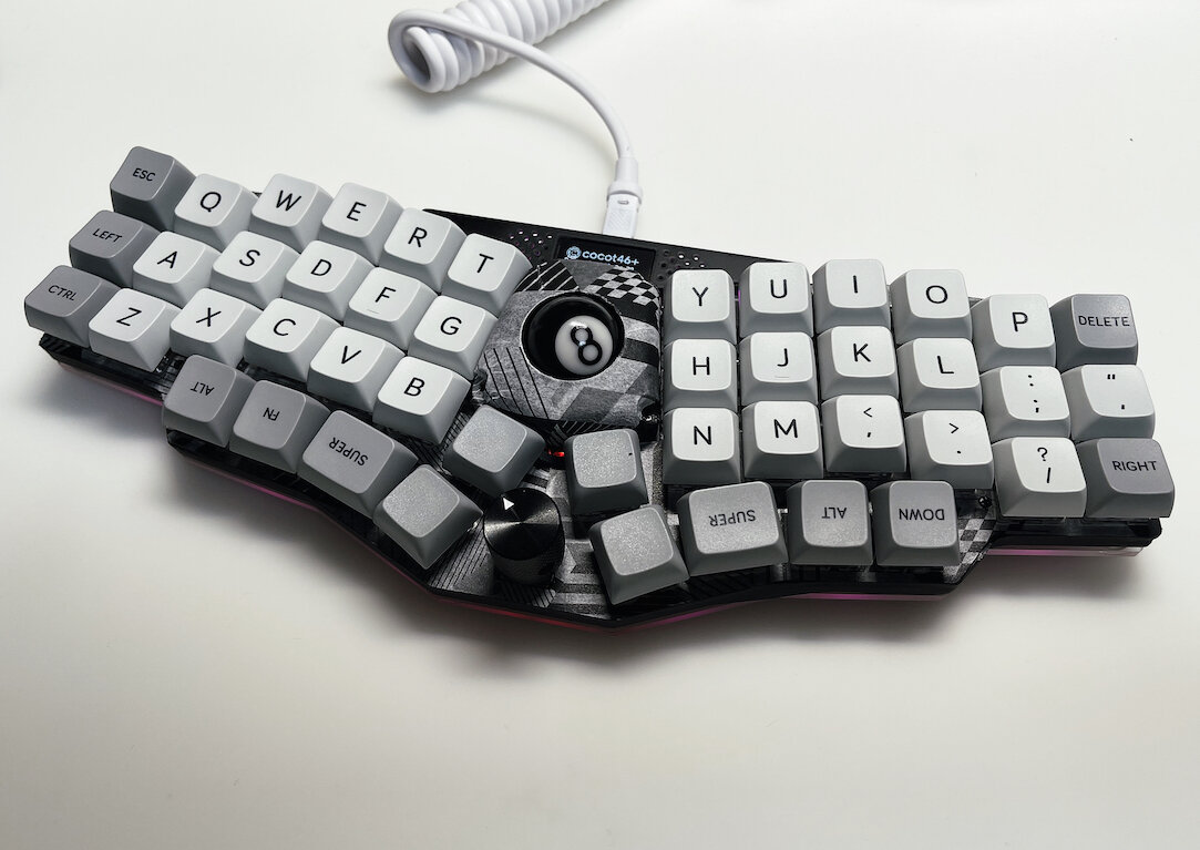 cocot46plus / 34mmトラックボール対応メカニカルキーボード – no theme.