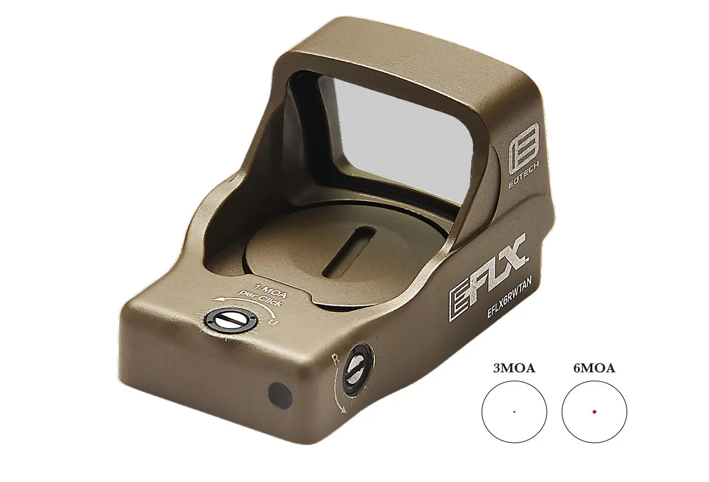 EFLX Mini Red Dot Sight TAN | Pistol Sights | ノーベルアームズ