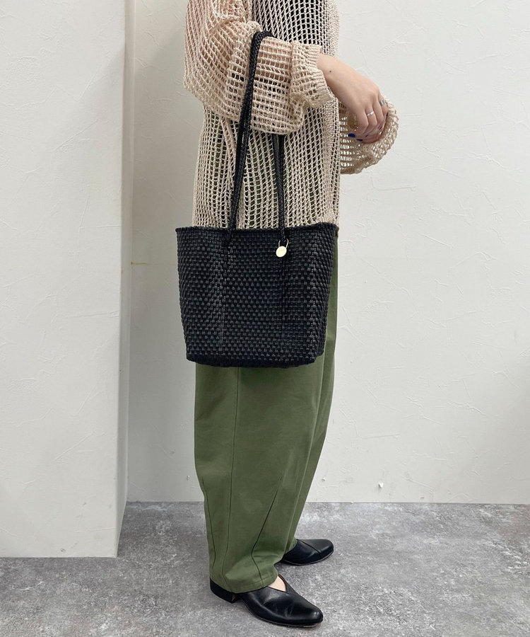 Letra/レトラ】メルカドボックスロングハンドルバッグ（4-0527-2-32