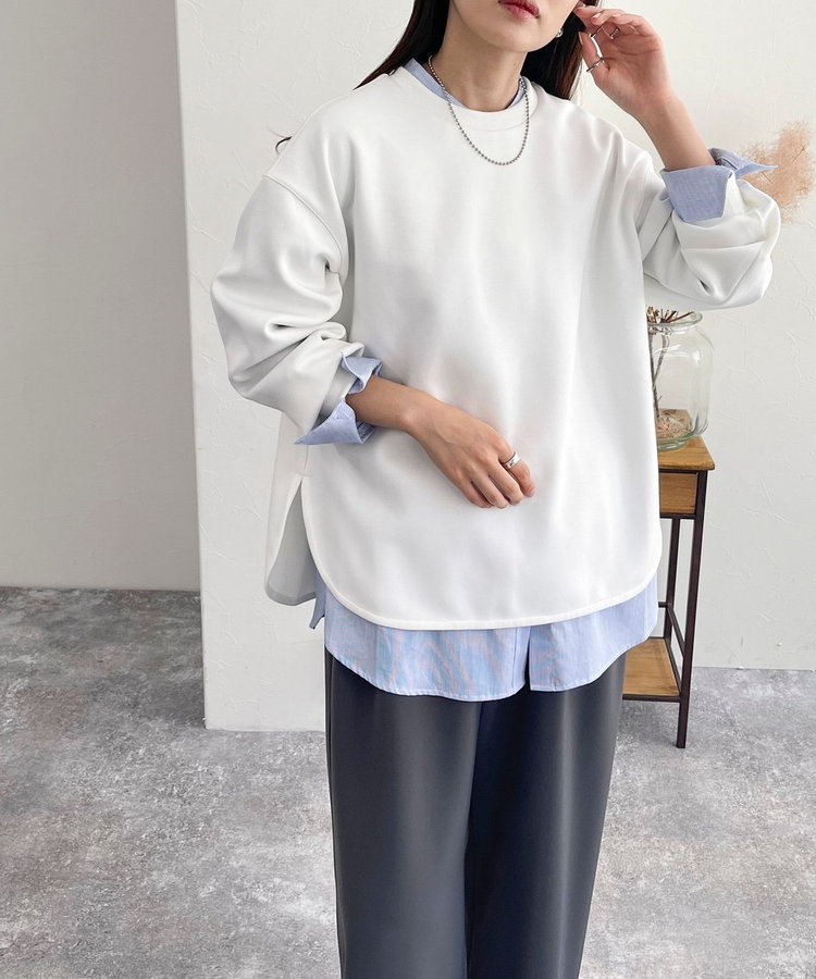 セットアップ対応》ダンボールニットプルオーバー（4-0021-5-23-003