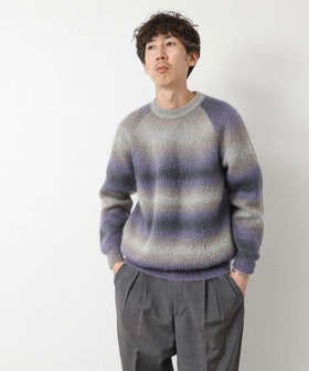 BATONER/バトナー】KASURI DYE SIGNATURE CREW NECK カスリ染め