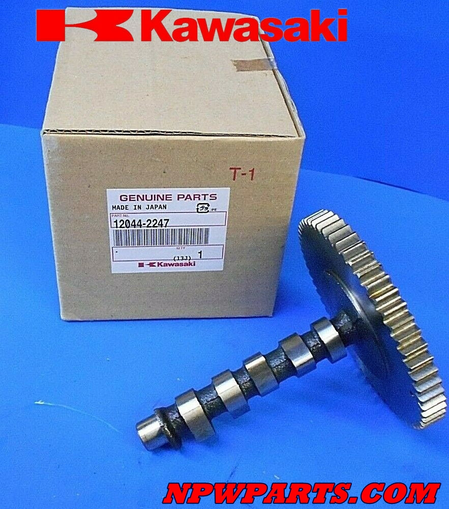 Genuine OEM Kawasaki CAMSHAFT-VALVE 12044-2243 12044-2247, FD440V