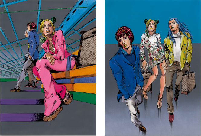 ジョジョ”コラボも！ フィレンツェのグッチショールームで荒木飛呂彦の