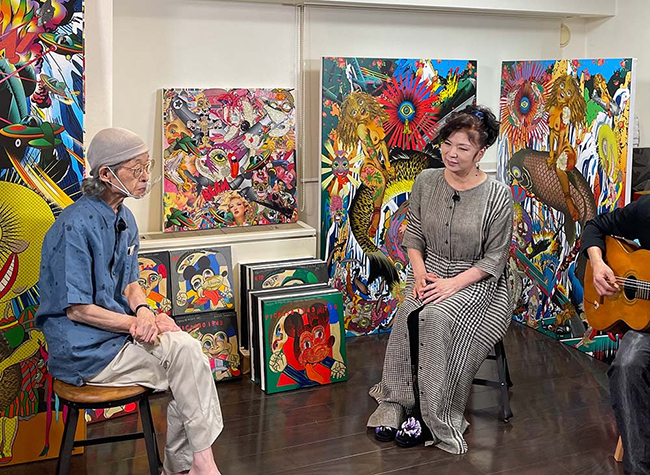 八代亜紀50周年ポスター 田名網敬一 2枚 値下げ 田名網敬一 八代亜紀