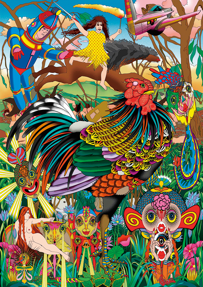 奇想の巨匠、初の大規模回顧展 『田名網敬一 記憶の冒険』開幕!!＠国立