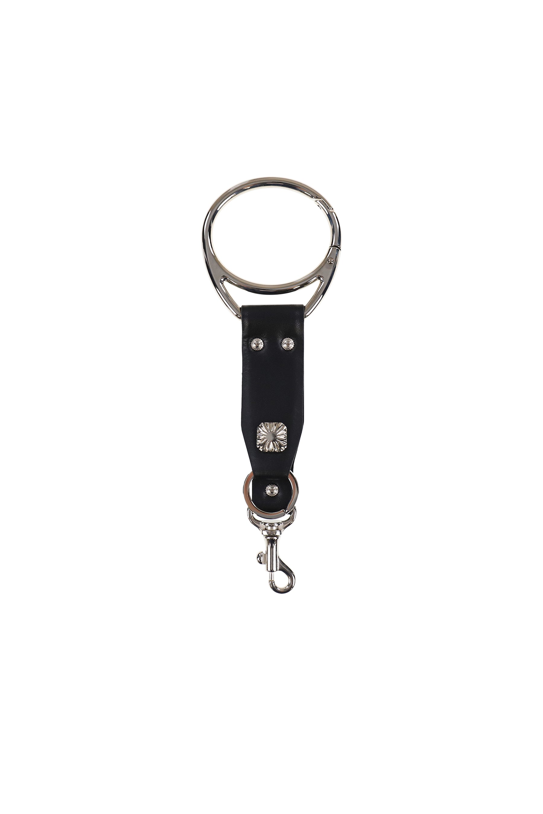 TOGA TOO トーガ SS26 LEATHER KEY RING / BLK - NUBIAN ヌビアン