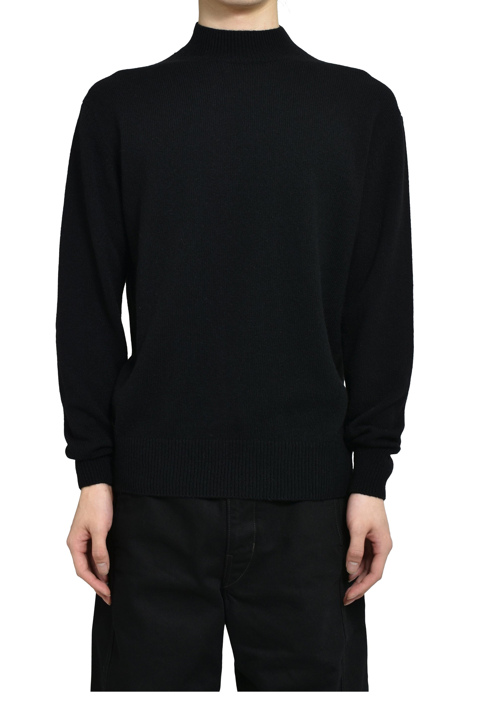 LEMAIRE ルメール FW25 MOCK NECK SWEATER / BLK - NUBIAN ヌビアン