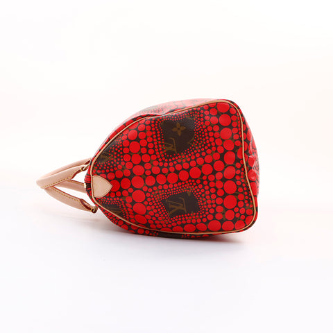 ルイ・ヴィトン LOUIS VUITTON 草間彌生 DU1172 ボストンバッグ レッド