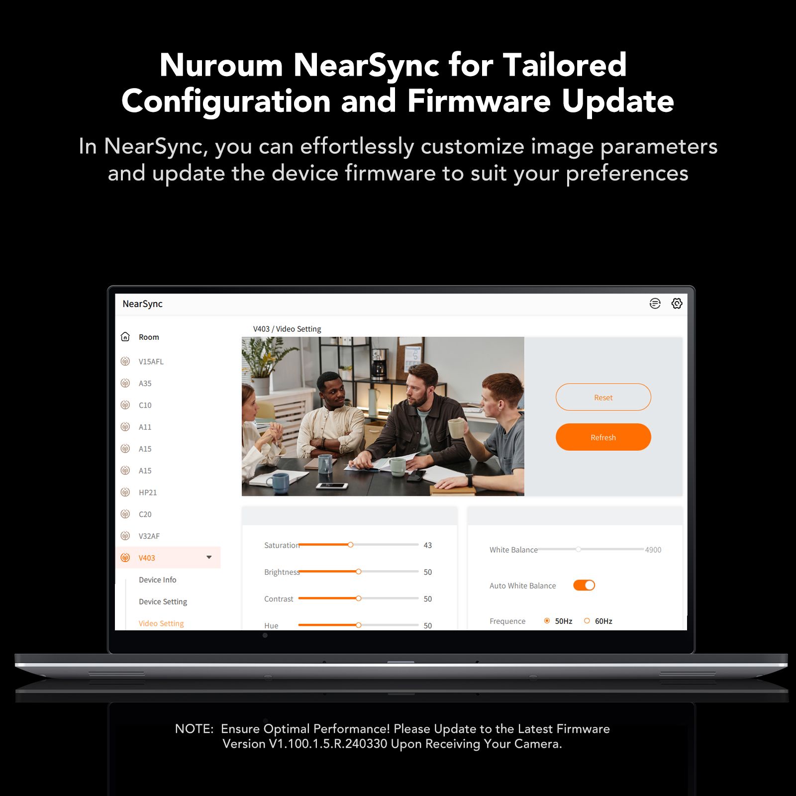 V403 PTZ Video Conference Webcam | Professional PTZ Webcam for