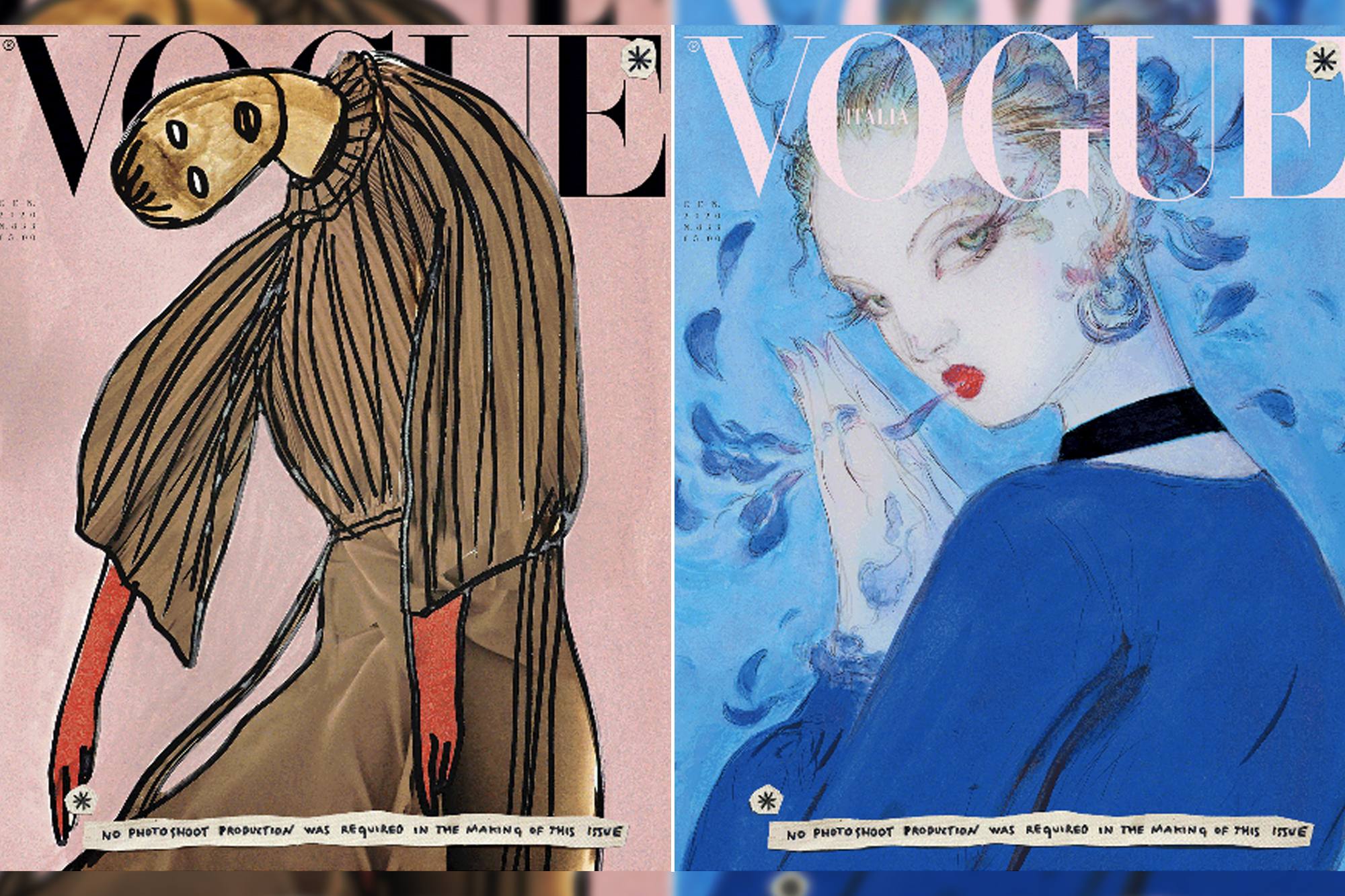 Vogue Italia releases photo-free January 2020 issue to lessen