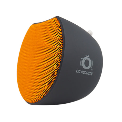 コンセントスピーカー「コンスピ」オレンジ/ブラック – OCアコースティック