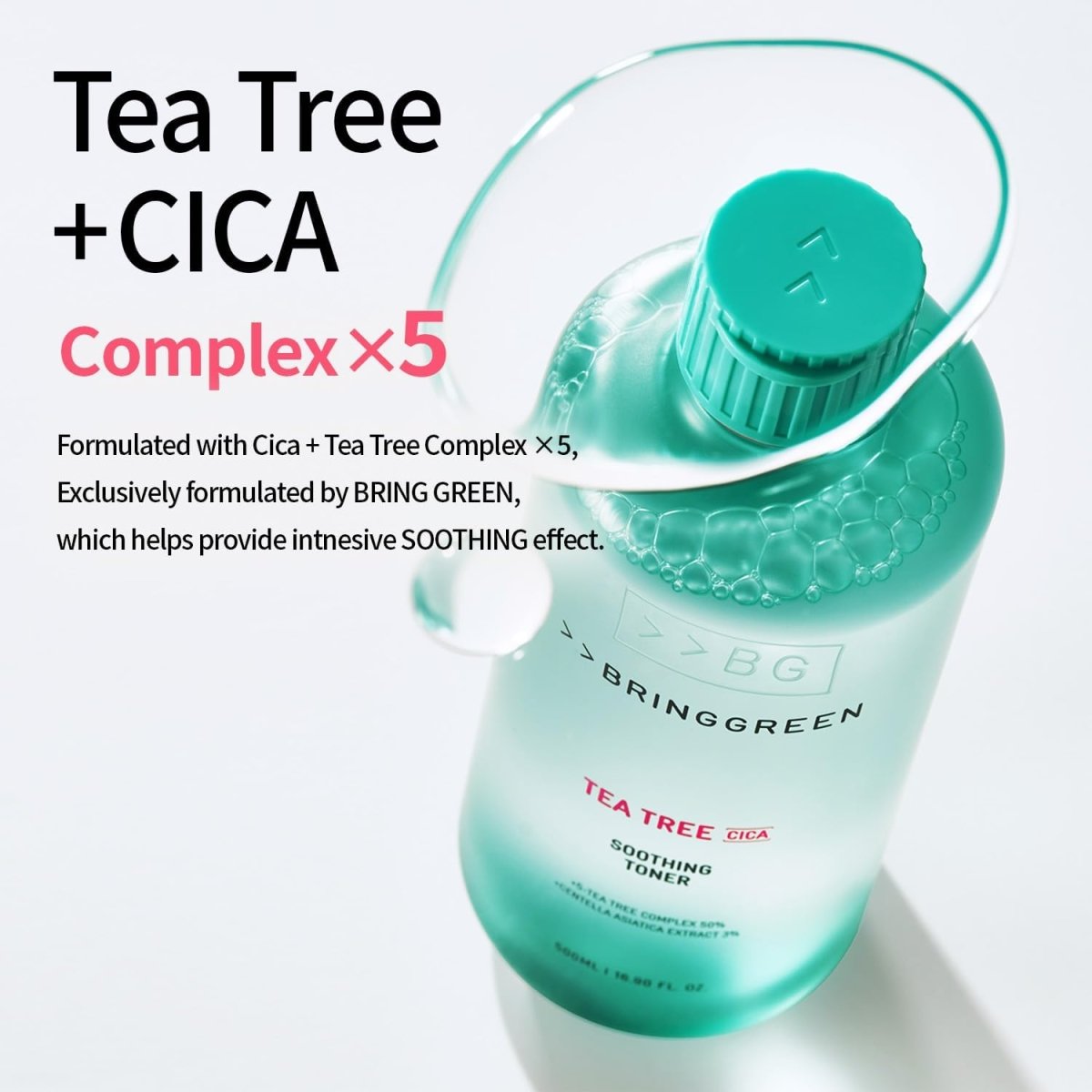 BRING GREEN Tea Tree CICA Soothing Toner 250ml