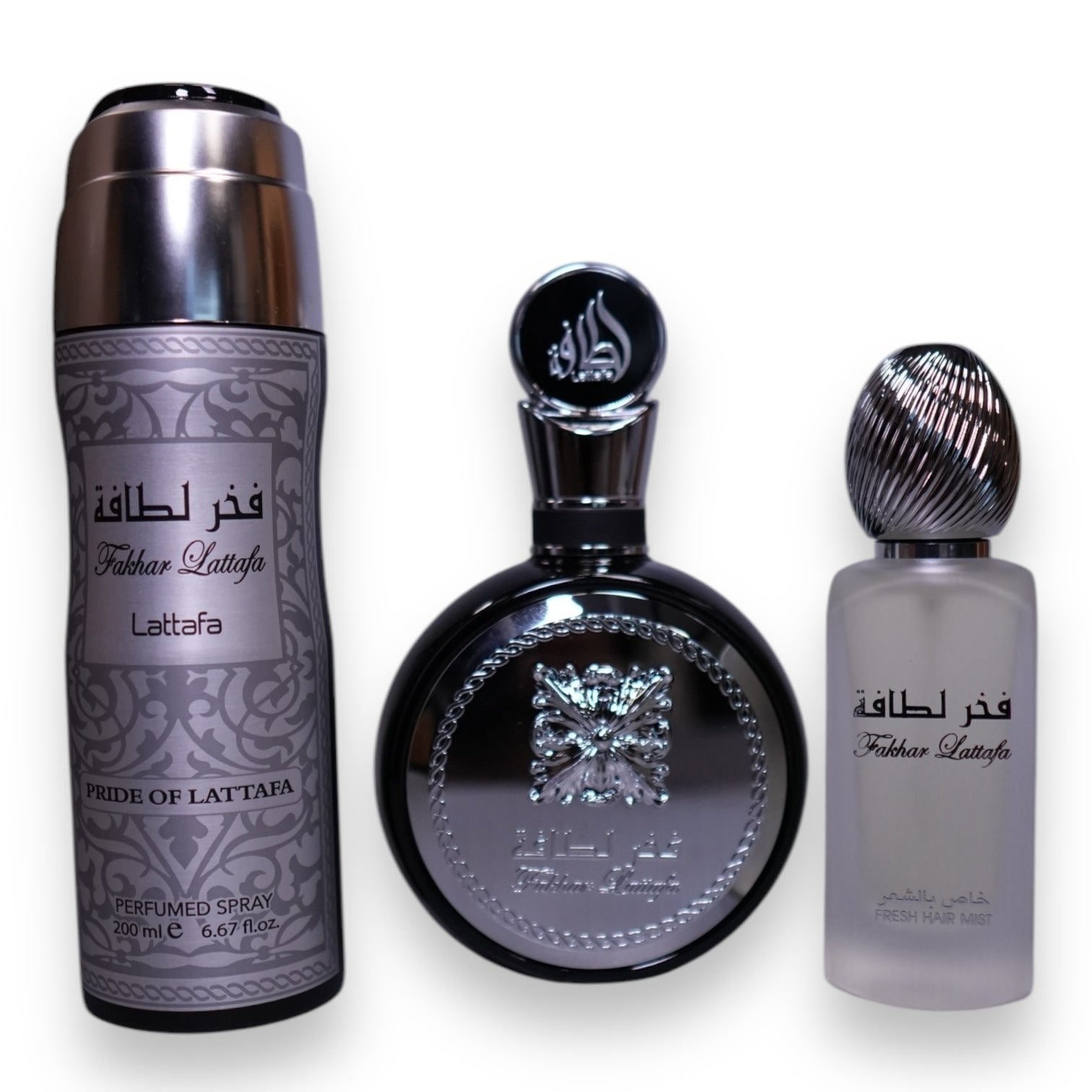 Lattafa Gift Set Fakhar 3 pc M EDP 3.4oz – Oasis Perfumes USA
