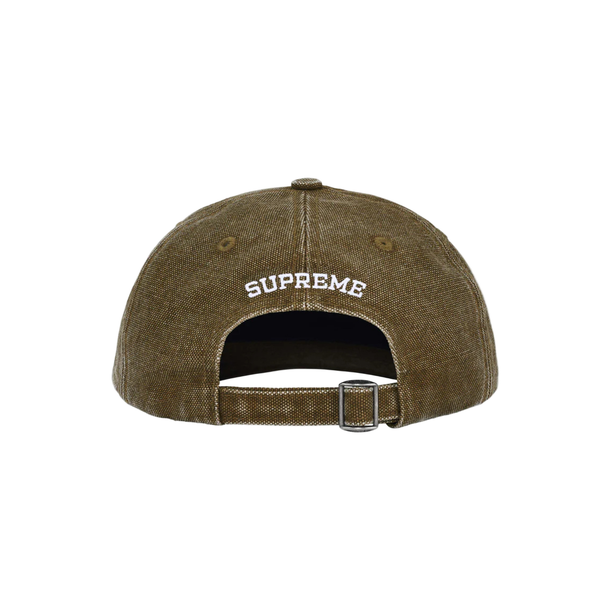 Supreme Pigment Coated Canvas S Logo 6-Panel Hat Olive – OG Market