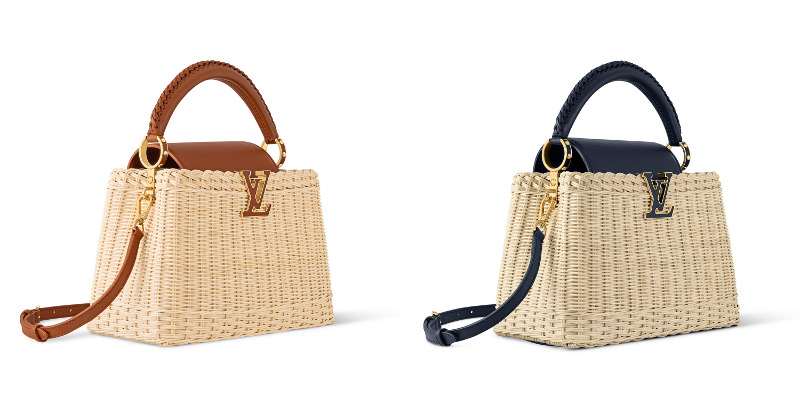 ルイ・ヴィトン｜ラタン×レザーの新作「カプシーヌ」が2サイズで登場