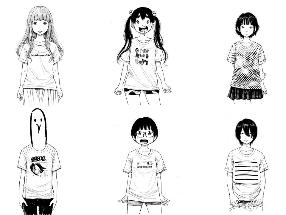 浅野いにお原画展にkeisuke kandaデザインの衣装登場、グッズ情報も