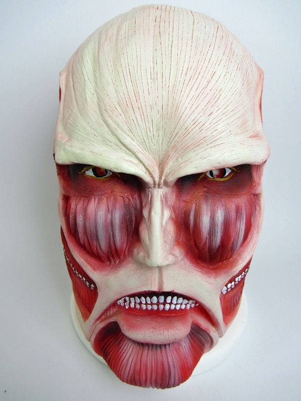 驚かせ過ぎに注意！「進撃の巨人」超大型巨人マスク発売 - コミック