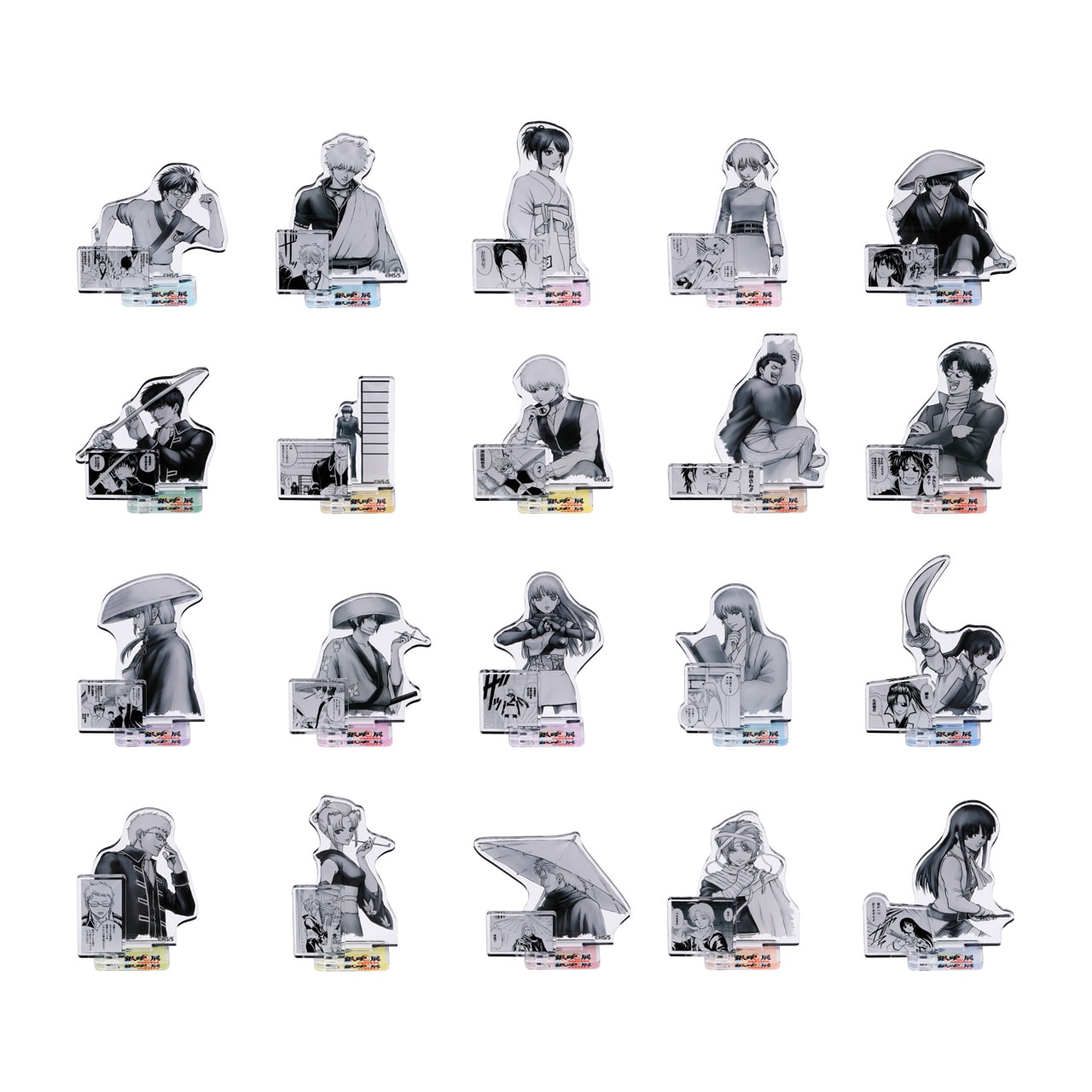 生誕20周年記念 銀魂展 ～はたちのつどい～」で販売されるアクリル