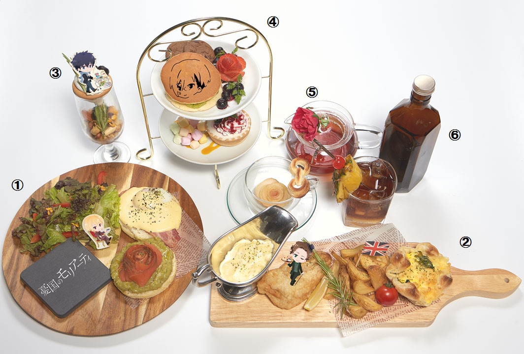 憂国のモリアーティ」コラボカフェ、ウィリアムの朝食をイメージした
