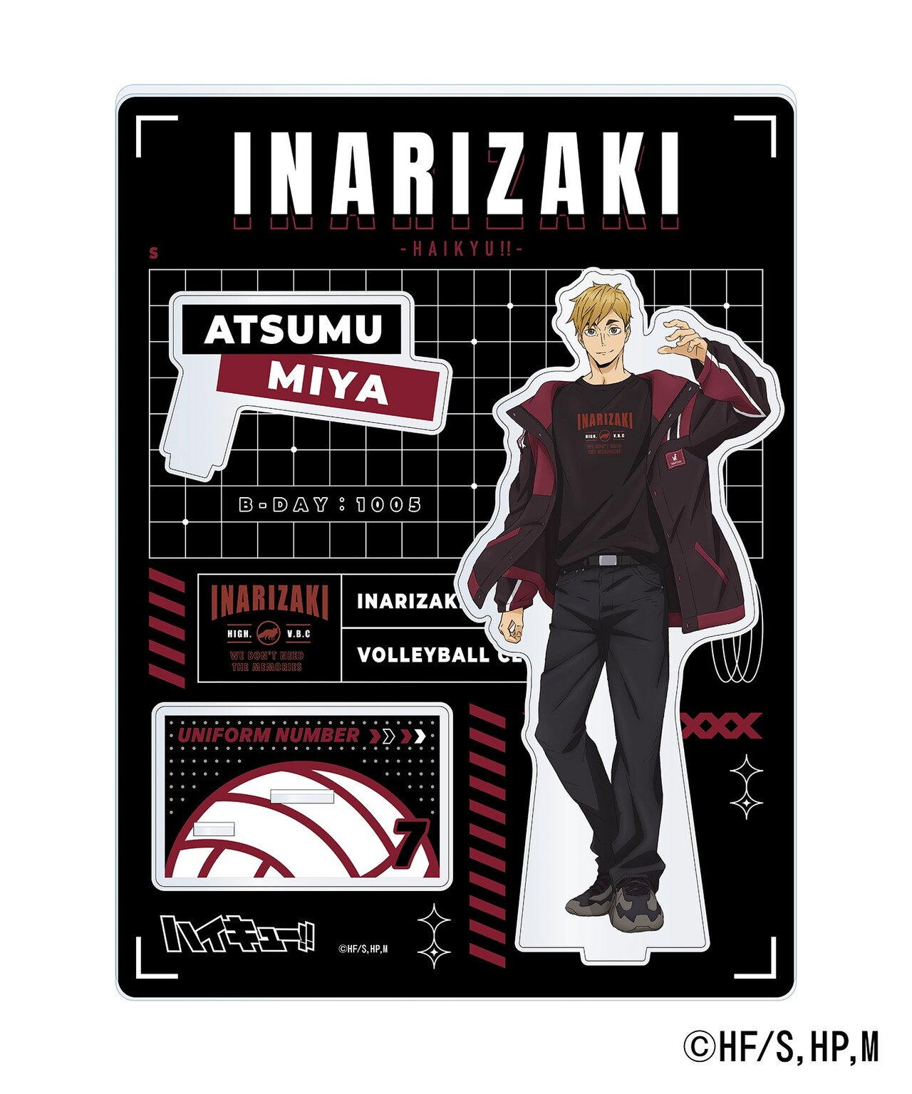 アニメ『ハイキュー!!』 × ZOZOTOWN ビッグアクリルスタンド 宮侑