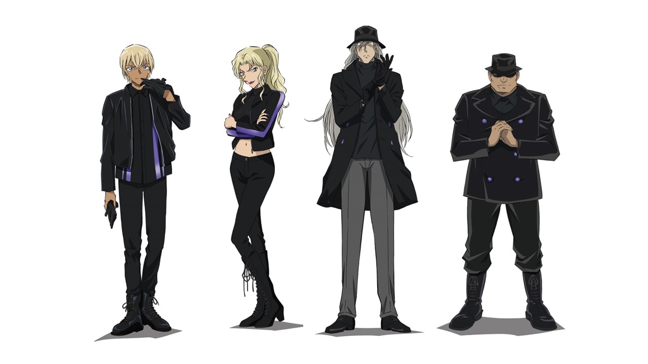 劇場版「名探偵コナン 黒鉄の魚影」コナンと灰原が黒ずくめの服装に