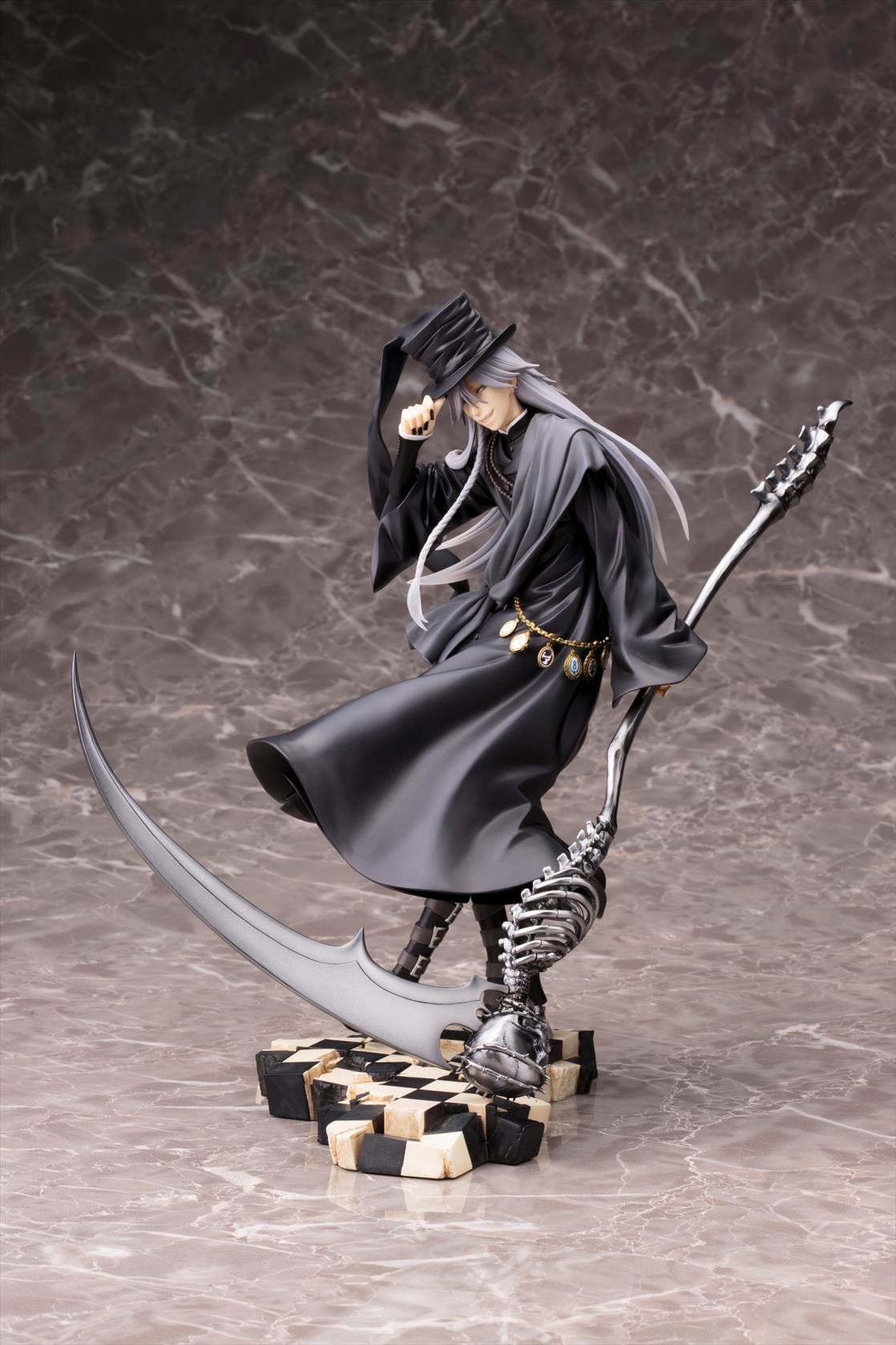 黒執事」葬儀屋のフィギュア発売、ラバーストラップの特典も