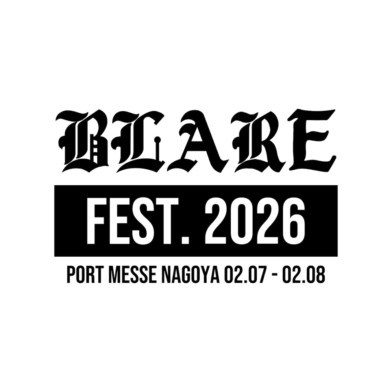 coldrain主催「BLARE FEST.」2026年にポートメッセなごやで開催 - 音楽