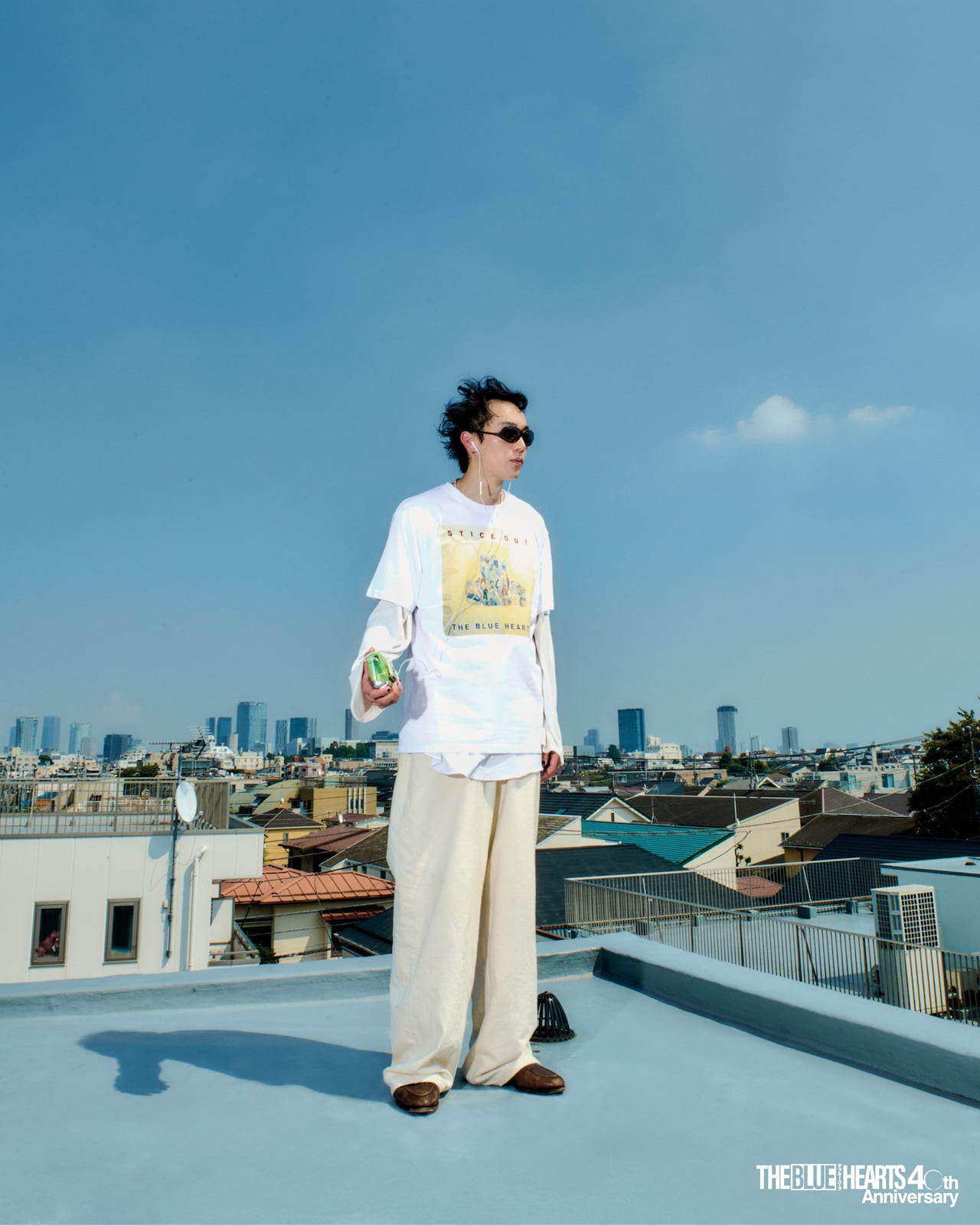 ザ・ブルーハーツ公式ジャケットデザインTシャツ着用イメージ [画像