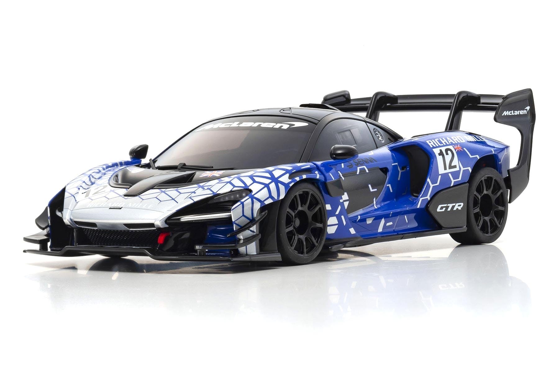 Kyosho Mini-Z Blue McLaren Senna GTR MR-03 1/27 Scale RWD Car