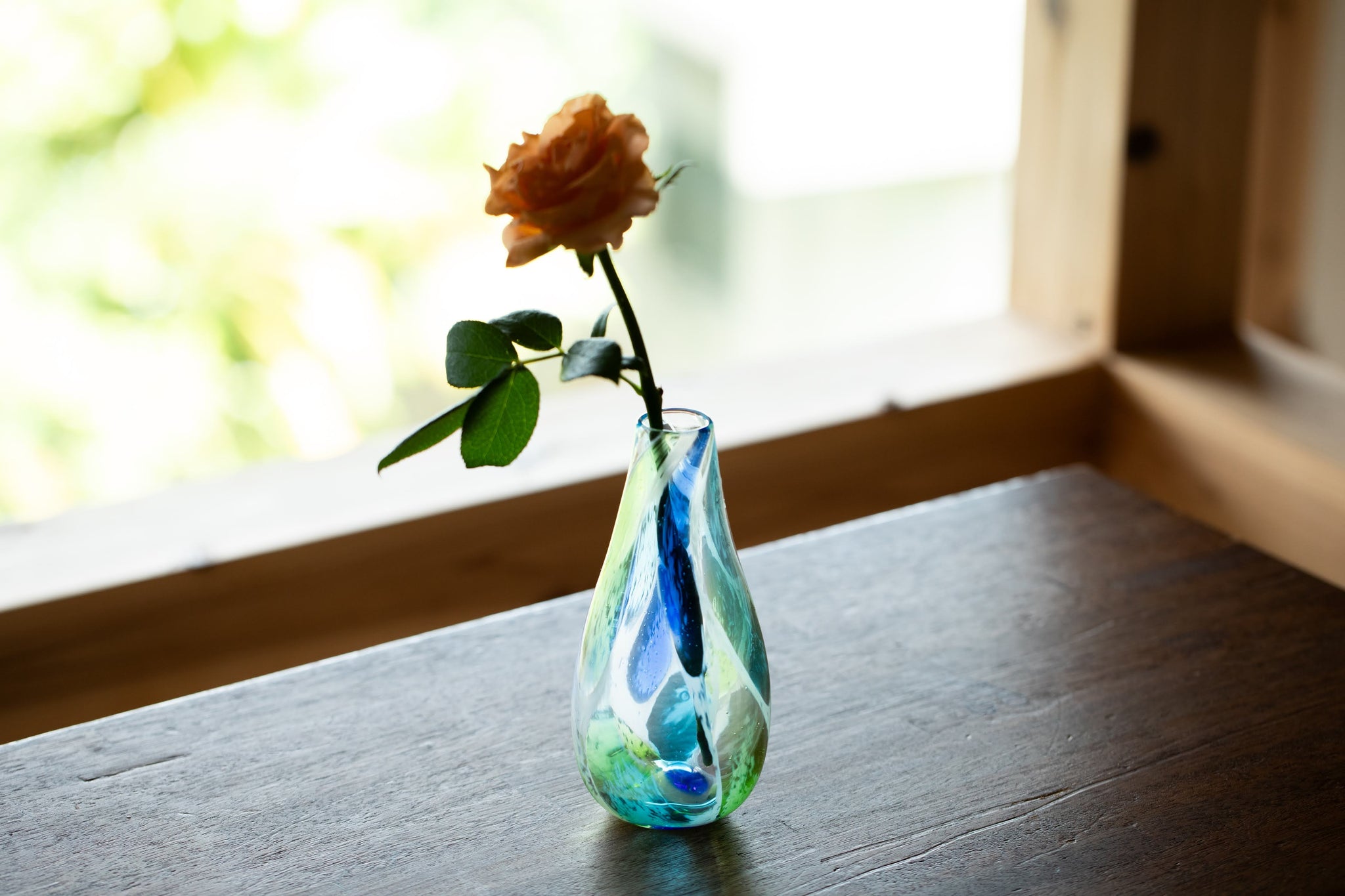 FLOWER VASE】琉球ガラスの海風 花器 オンラインストア 人気商品