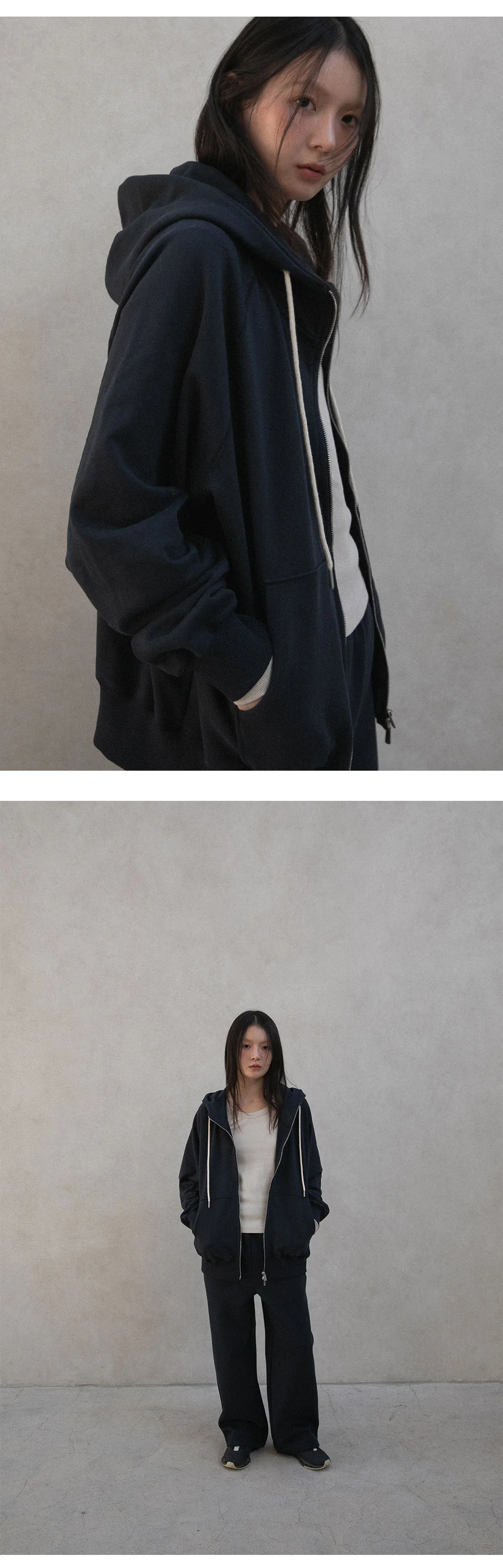 nap zipper hoodie | OHOTORO