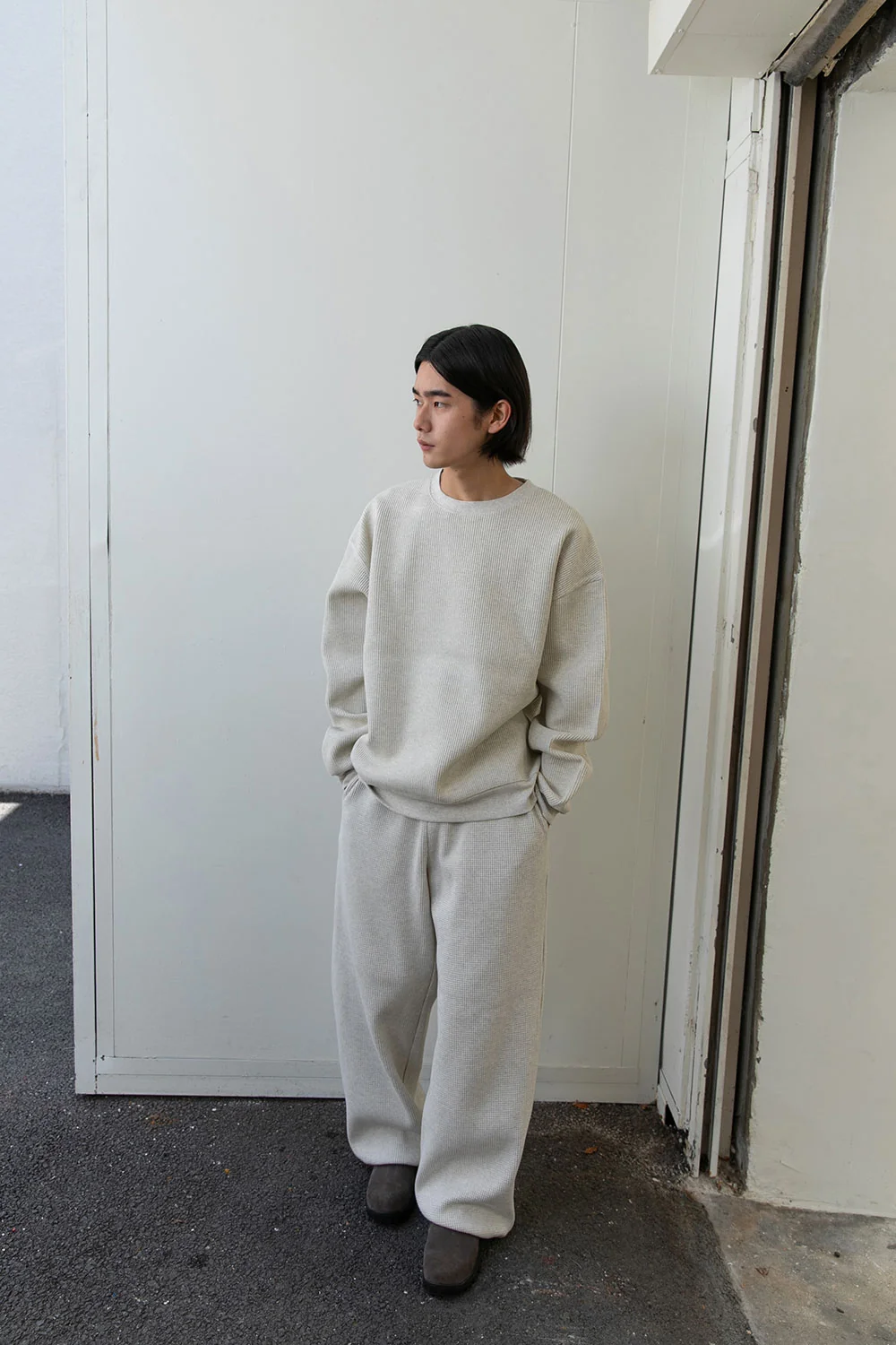 nap waffle jogger pants | OHOTORO