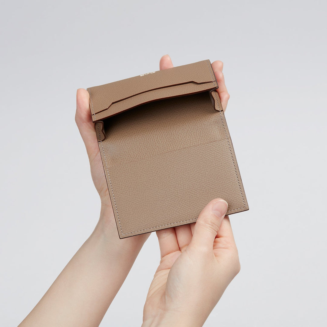 大峽製鞄(おおばせいほう)－名刺入れ 扇マチ｜ヨーロピアンカーフ