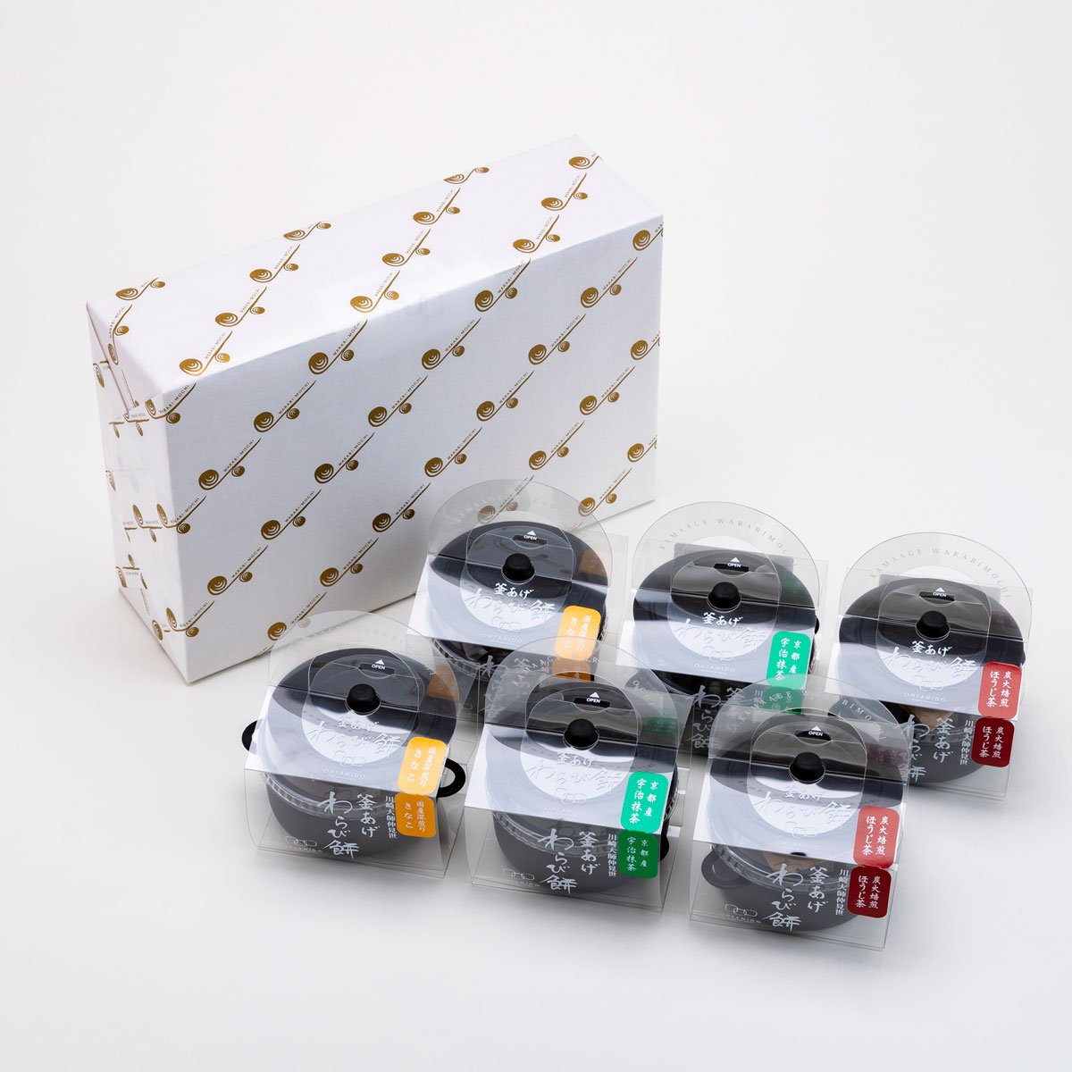 わらび餅・川崎大師 大谷堂 / 釜あげわらび餅3種ギフトセット（きなこ