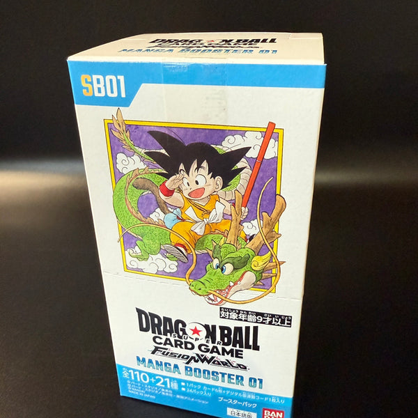 SB-01】MANGA BOOSTER 01 Booster TCG BOX & CASE〔Factory Sealed〕