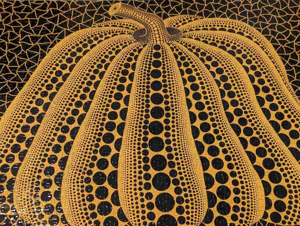 草間彌生「かぼちゃ」1000ピースパズルの攻略法。コツ？それは気合