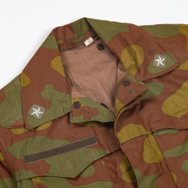 Deadstock 70s Vintage Italian Army M58 Telo Mimetico Airborne