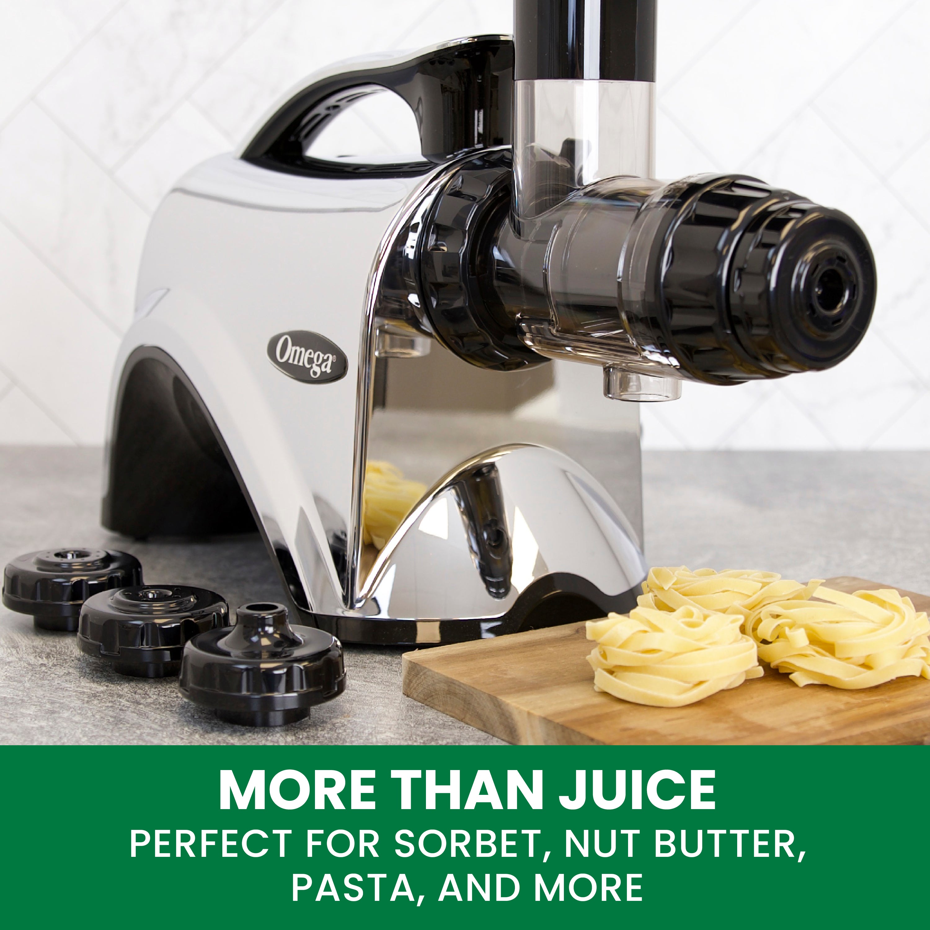 Omega Cold Press Premium Masticating Juicer with Nutrition System