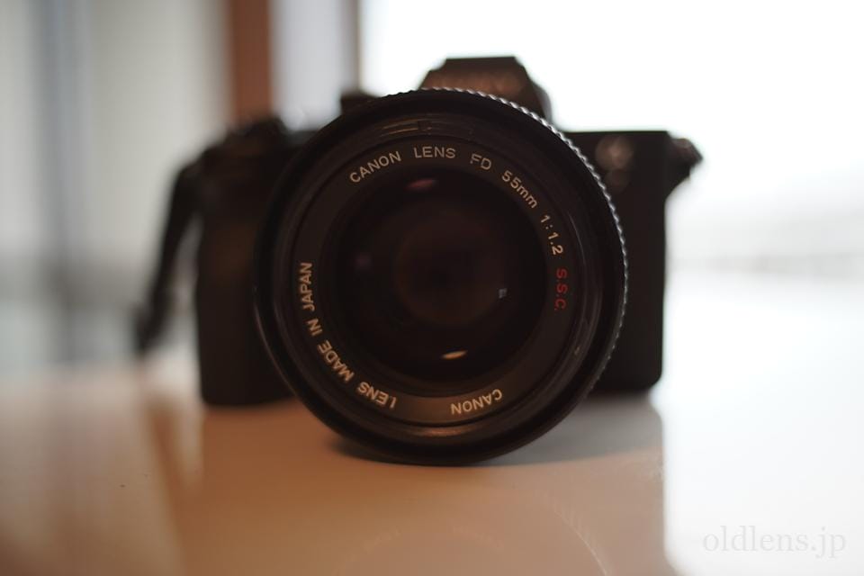 Canon FD 55mm F1.2 S.S.C レビュー作例 キヤノン銘玉滲みオールド