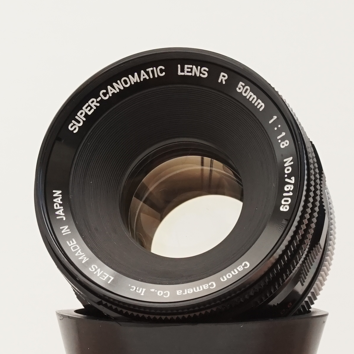 整備】CANON SUPER-CANOMATIC R 50mm F1.8 (Serial No. 76109