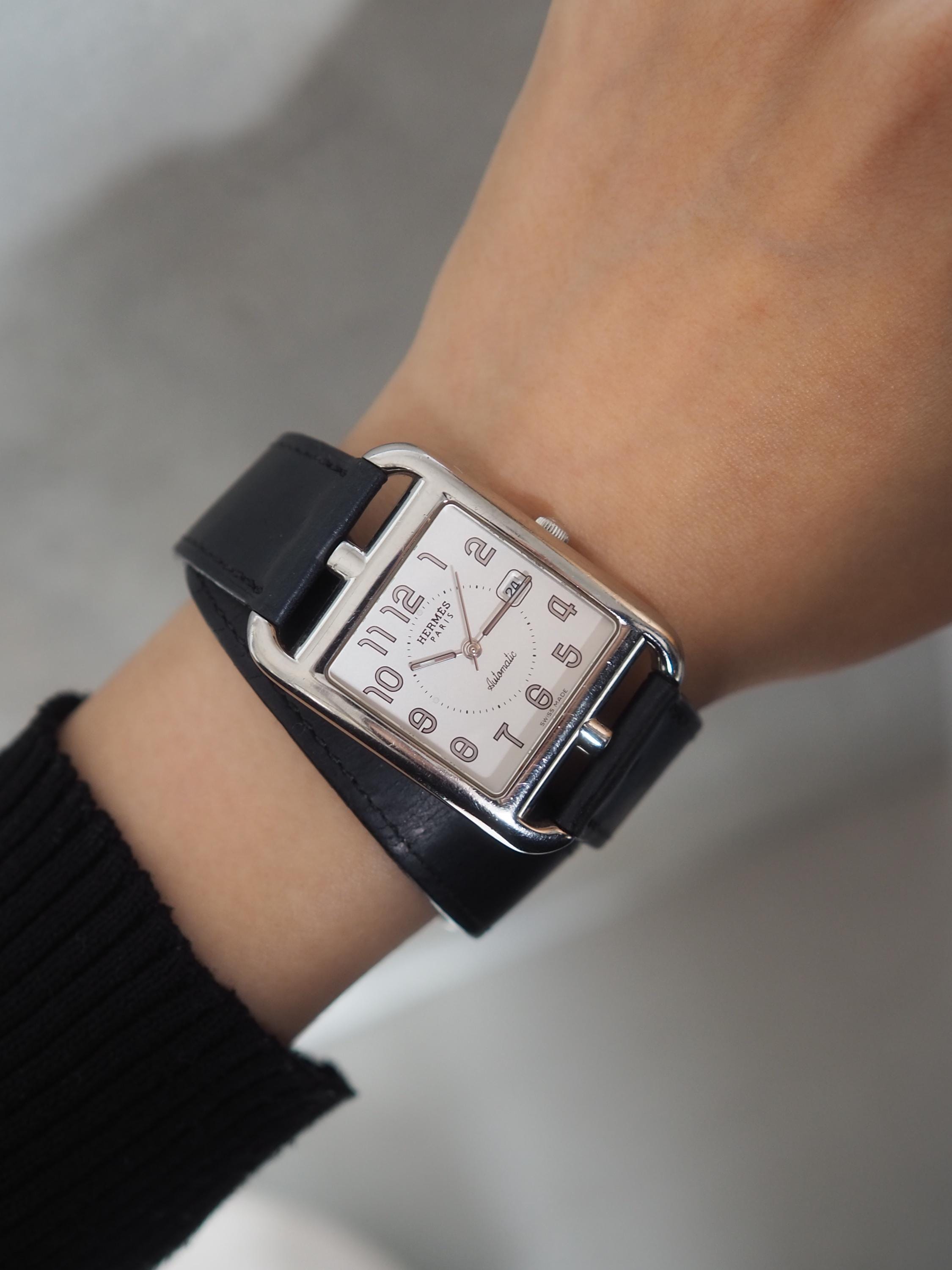 HERMES エルメス ケープコッド ドゥブルトゥール ウォッチ 腕時計