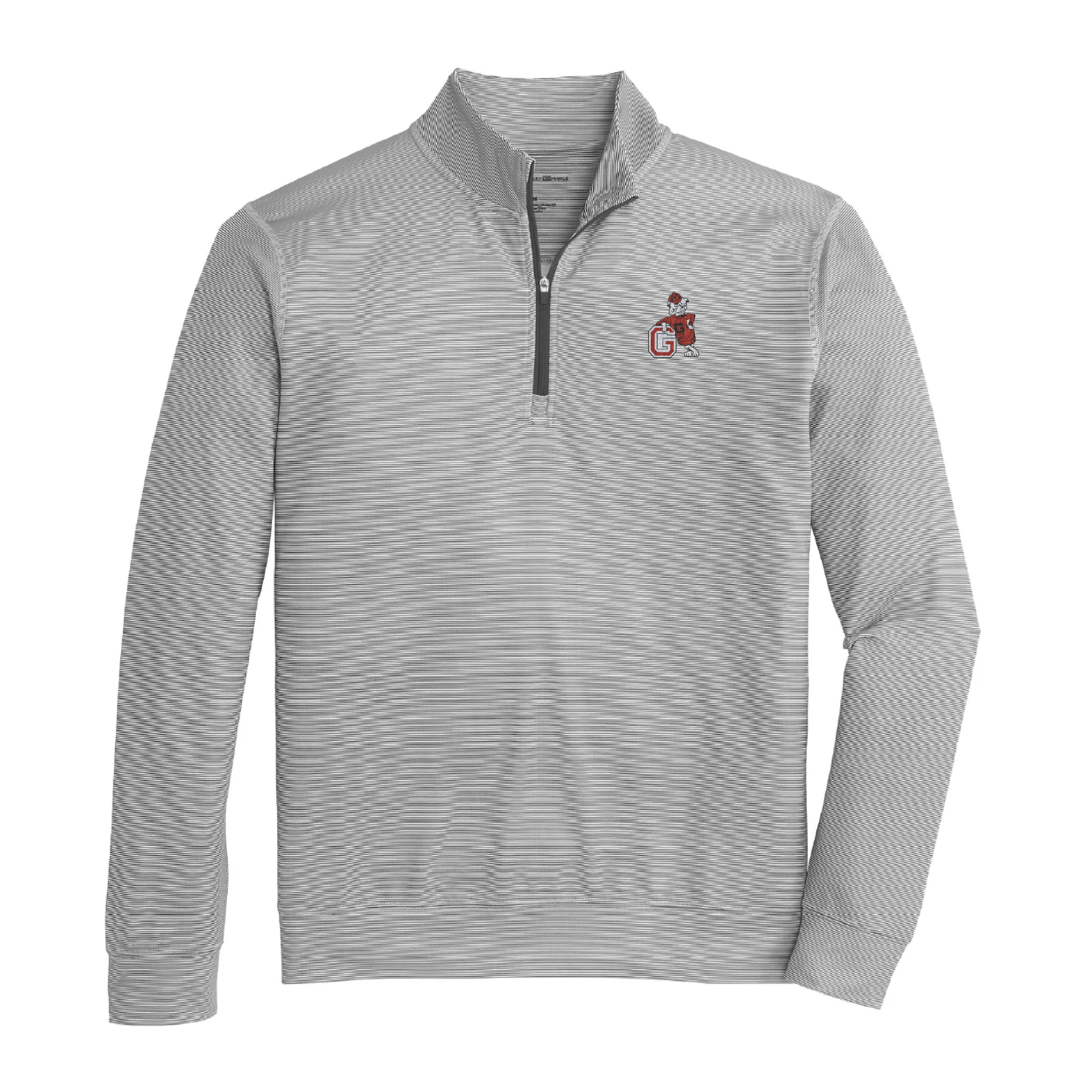 UGA G Dog Hairline Stripe Printed Performance 1/4 Zip – Onward Reserve