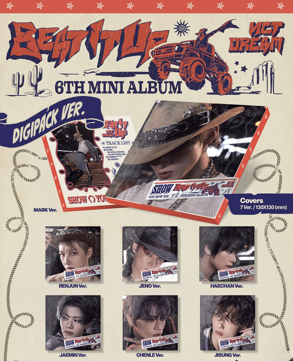 Digipack Ver. 【早期購入特典あり】 NCT DREAM Beat It Up 6th ミニ