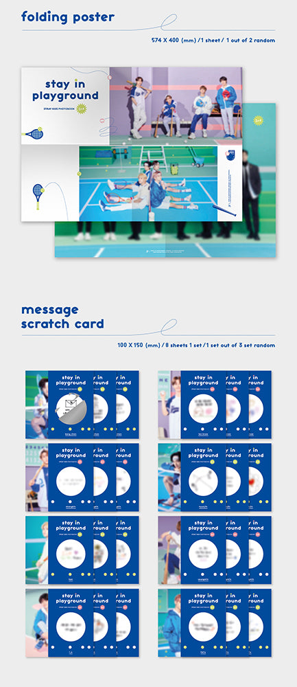Stray Kids 2nd PHOTOBOOK stay in playground DVD + 写真集