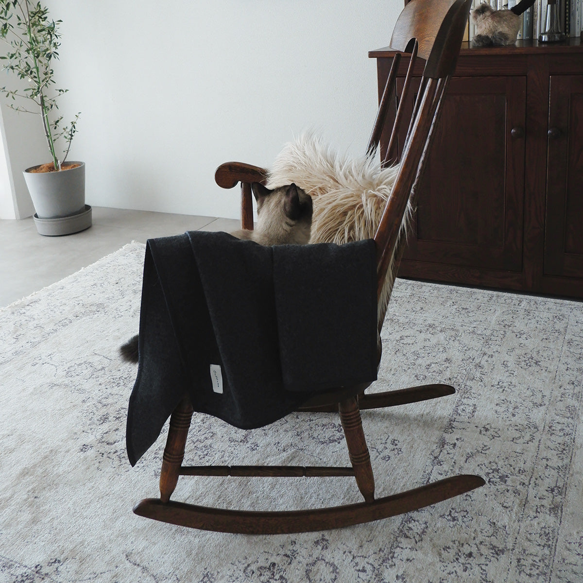 Wool Cat Blanket (ウールキャットブランケット)クォーターサイズ