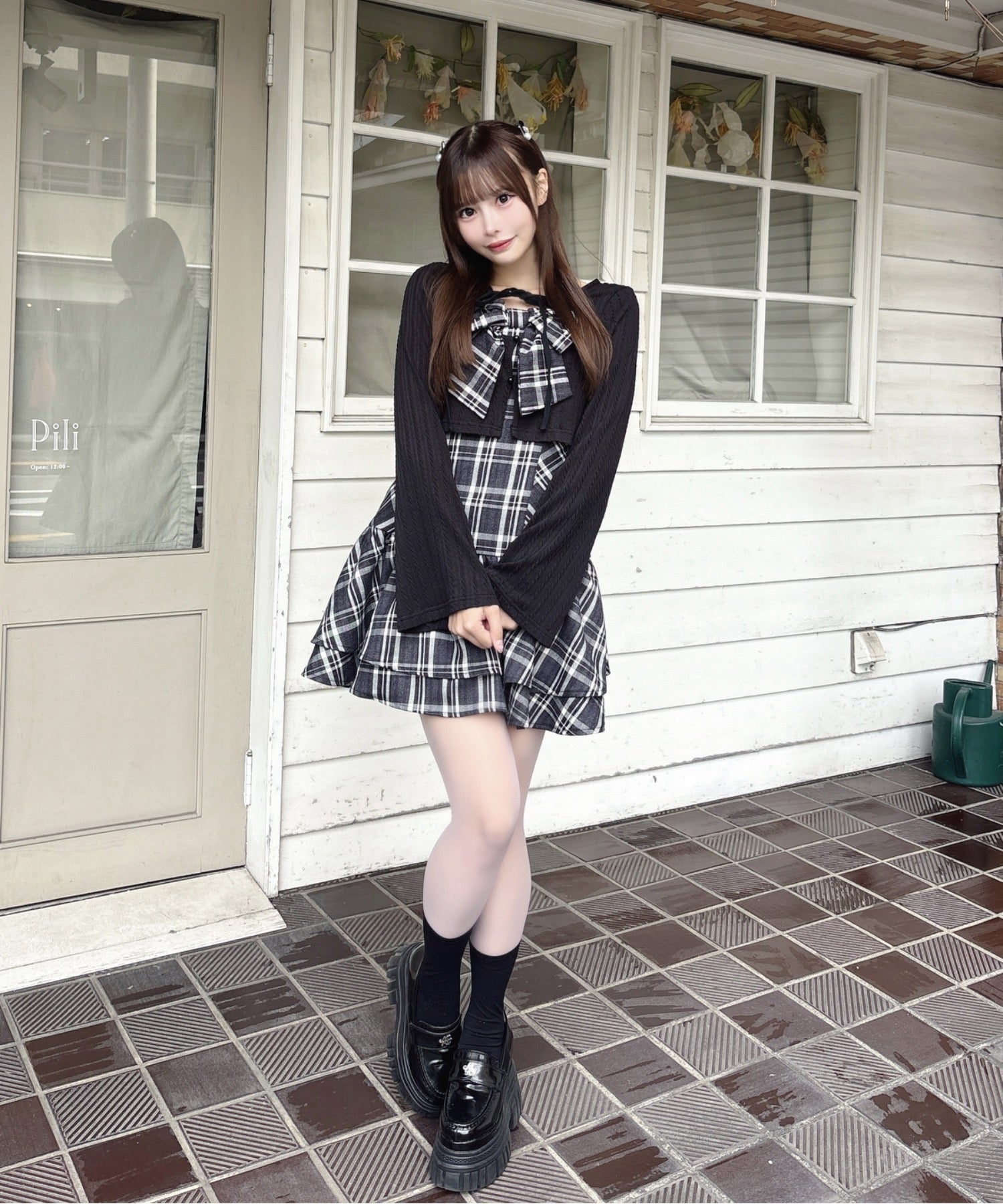 一部予約商品】リボンアンサンブルワンピース – PARK by one way